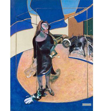 Portrait of Isabel Rawsthorne Standing in a Street in Soho