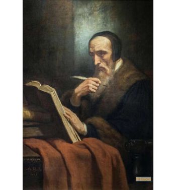 Portrait Of John Calvin Jean Cauvin French Writer