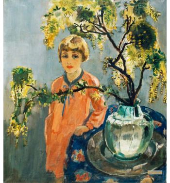 Portrait Of Liesje With Golden Rain, C, 1933