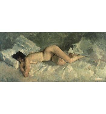 Reclining Nude Ca 1887