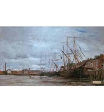 Harbor With Sailing Ships