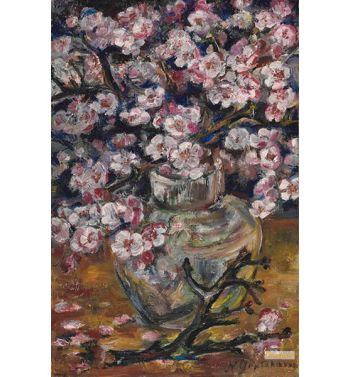 Cherry Blossoms In A Vase