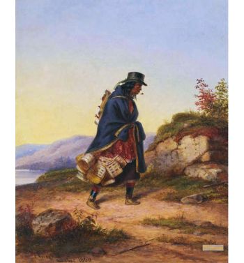 Indian Basket Seller 1860