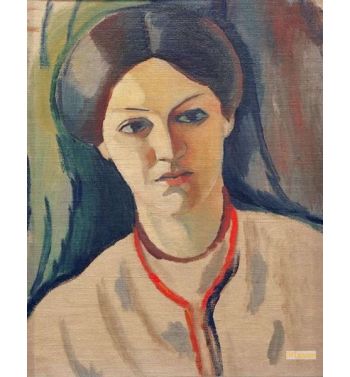 Portrait Head Of The Artist's Wife