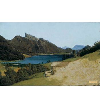 Lake Fuschl With The Schafberg C 1835
