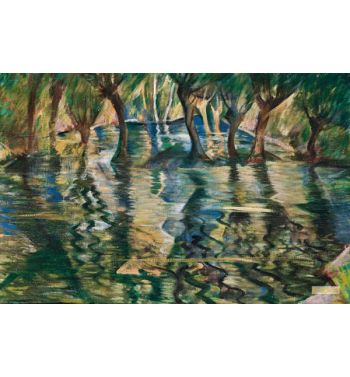 River Landscape Picnic