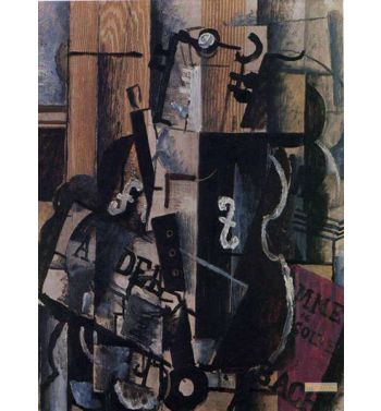 Violin And Clarinet On A Table 1912