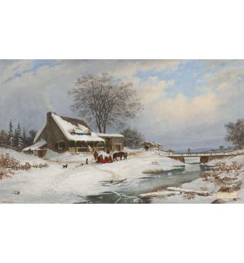 Visitors In Winter 1854