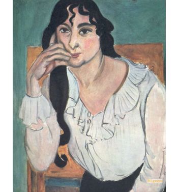 Laurette With A White Blouse