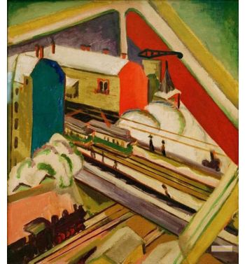 Wannseebahn, Seen Through The Studio Window