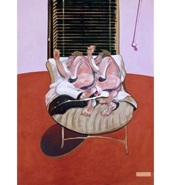 Two Figures Lying on a Bed with Attendants II