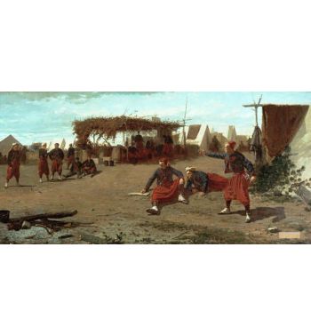 Pitching Quoits 1865