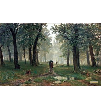 Rain In The Oak Forest 1891