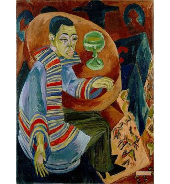 The Drinker, Self Portrait