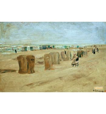 Strandbild In Noordwijk