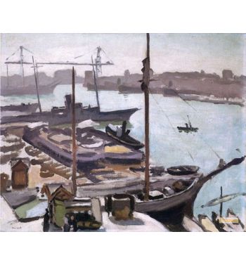Marseille, The Port And The Transporter Bridge, 1916