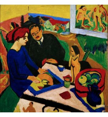 Doris And Heckel At The Table