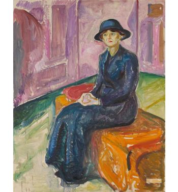 Seated On A Suitcase, 1910S