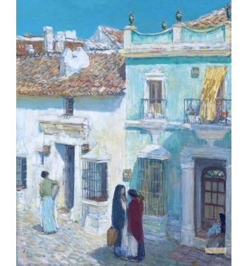 Plaza De La Merced Ronda 1910