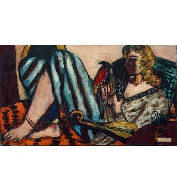 Woman With Red Cock
