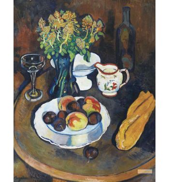 Nature Morte Aux Fleurs Et Aux Fruits