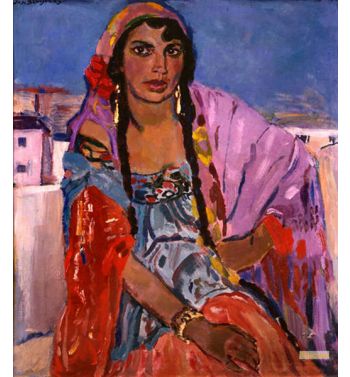 Portuguese Woman In Landscape, C, 1933