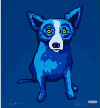 Lil Blue Dog Blue 1998