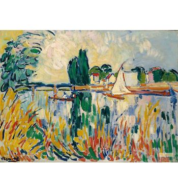 Boats On The Seine At Chatou