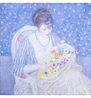 The Basket Of Flowers c1913 17