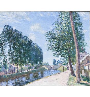 The Loing Canal At Moiret c1892