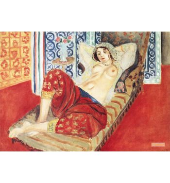 Odalisque With Red Pants