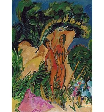 Girls At Fehmarn Mädchen Auf Fehmarn 1913
