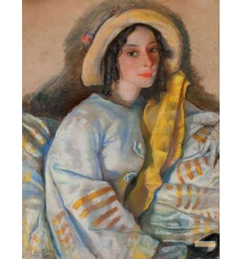 Portrait Of Marietta Frangopulo 1922