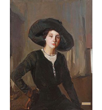 Elena In Black Hat 1910