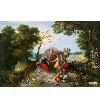 Landscape With Allegories Of The Four Elements