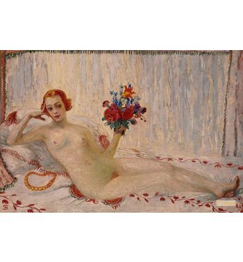 A Model Nude Self Portrait