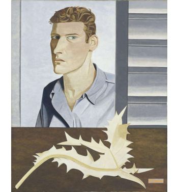 Man with a Thistle Self Portrait