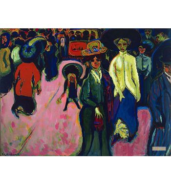 Street, Dresden 1908