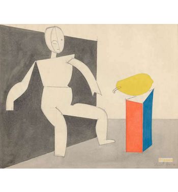 Man And Lemon 1922