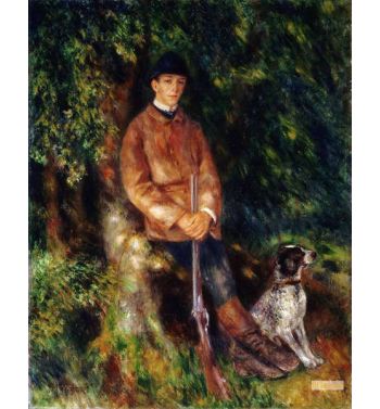 Portrait Of Alfred Bérard With His Dog
