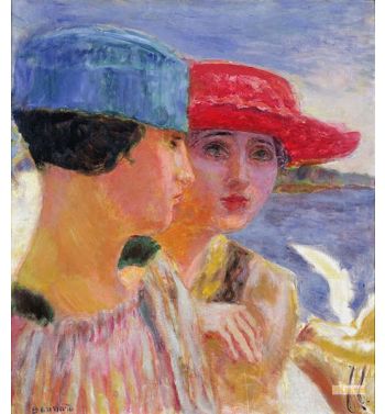Young Women With A Seagull, 1917