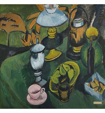 Still Life With Lamp Ca 1911