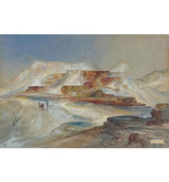 Hot Springs Of Gardiner's River, Yellowstone, 1875