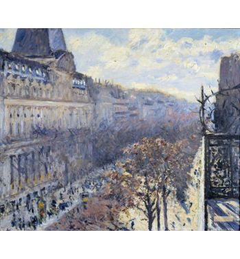 The Boulevard Des Italians In Paris