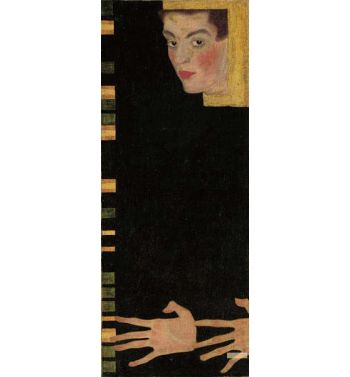 Self Portrait With Spread Fingers, 1909