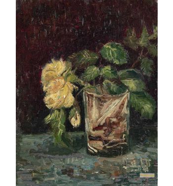 Glass With Roses