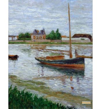 Boat At Anchor On The Seine At Argenteuil