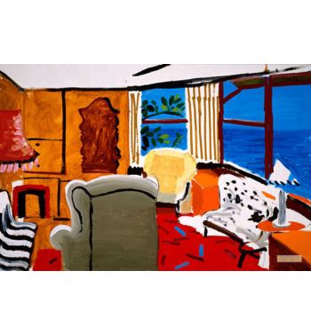 Livingroom At Malibu With View