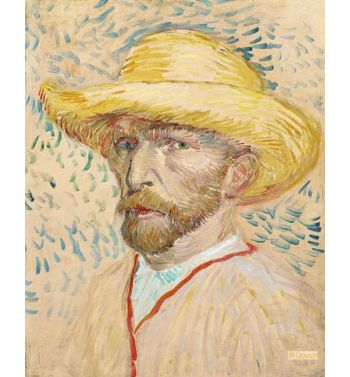 Self Portrait With Straw Hat 1887
