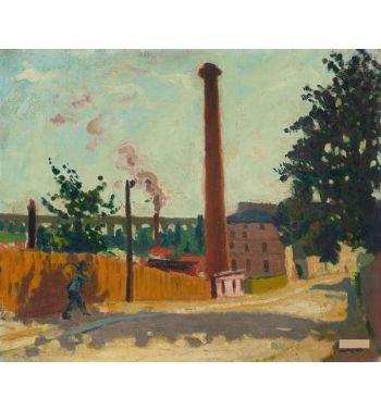 Arceuil, The Factory And The Aqueduct